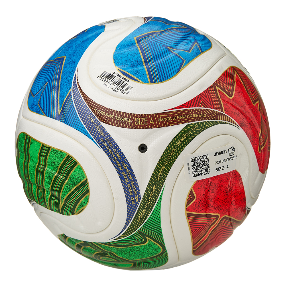 Мяч футб. ADIDAS WC26 Trionda Competition JD8031, р.4, 4 панели, ПУ, термосшивка, мультиколор