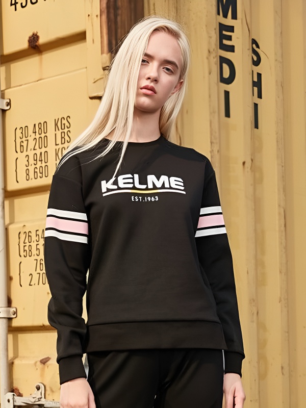 Свитшот KELME Women's Round Neck Sweater Black