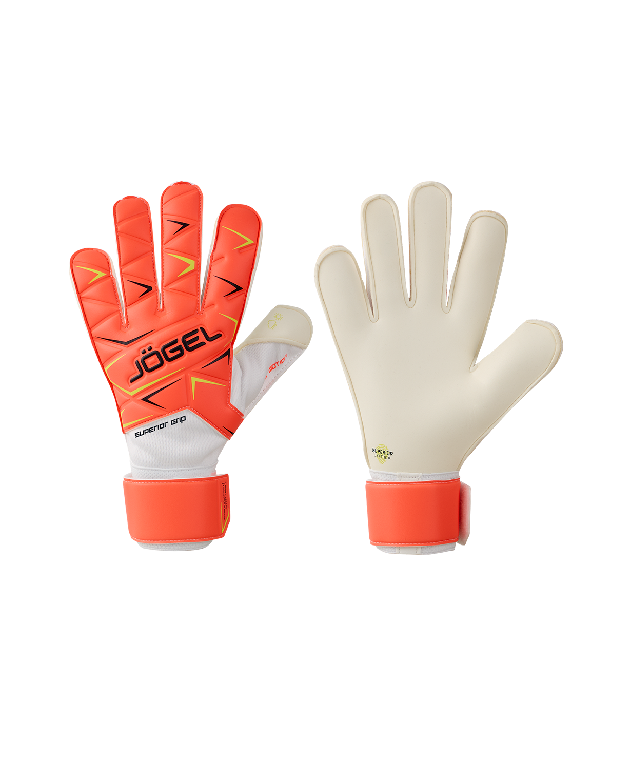 Перчатки вратарские JOGEL Legend SL3 Roll Flat, коралловый