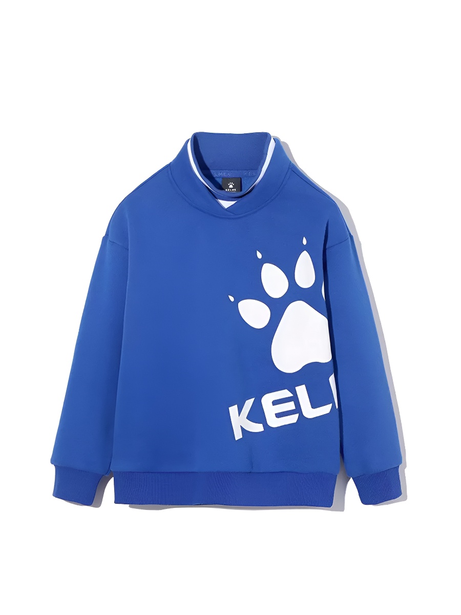 Детский свитшот KELME Boy's Round Neck Sweater Blue