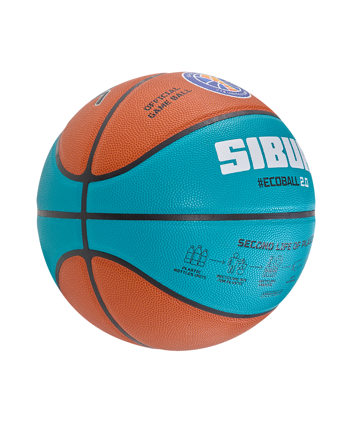 Мяч баскетбольный JOGEL FIBA JB-1000 ECOBALL 2.0 №7, размер 7