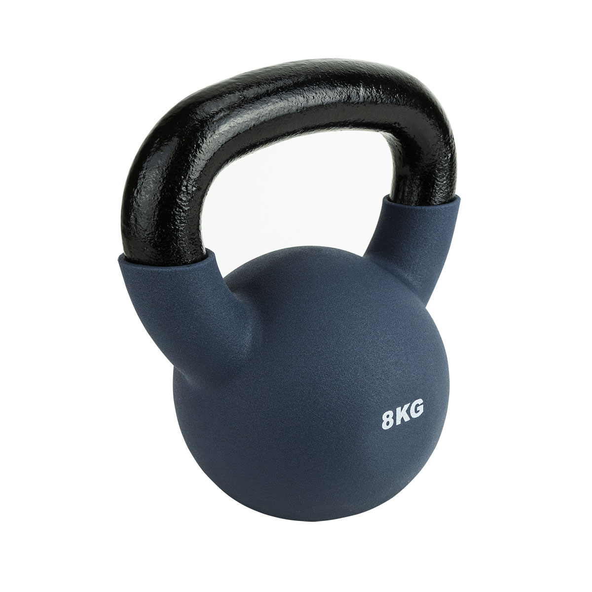 Гиря TORRES 8 кг, PL55228, чугун в неопреновой оболочке, серый