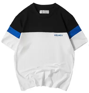 Футболка KELME Men's Short Sleeve T-Shirt (White/Black)