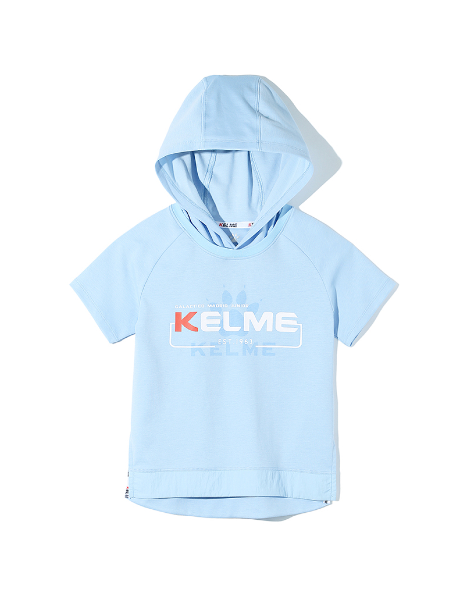 Детская футболка KELME Boys Short Sleeve T-Shirt Light Blue
