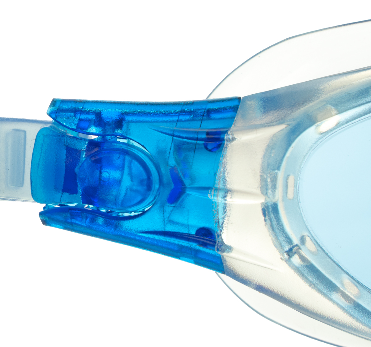 Очки для плав.TORRES Leisure Adult, SW-32210CB,голуб.линзы, прозр. оправа, раздв. регул. ремешок