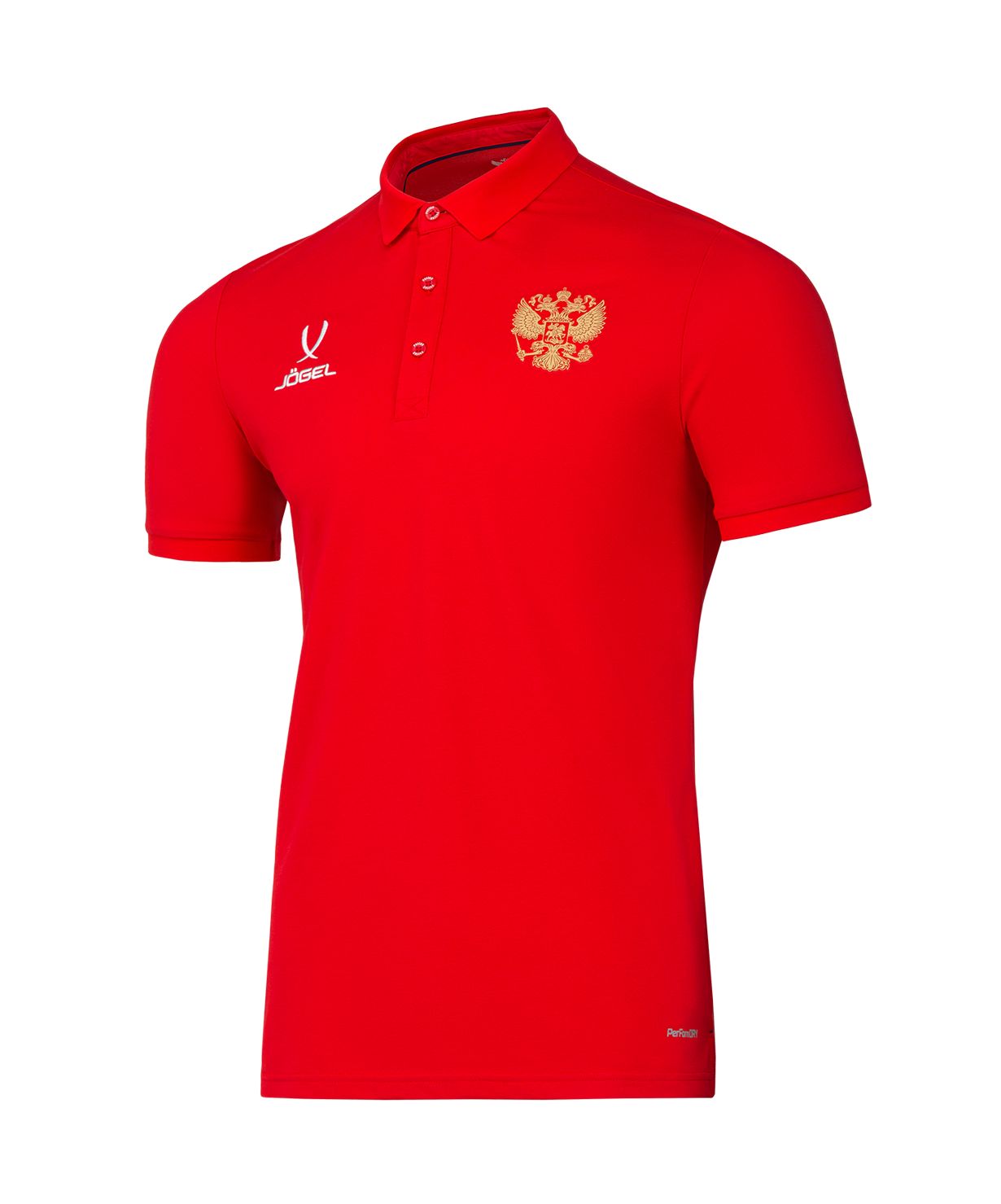 Поло JOGEL NATIONAL PerFormDRY Classic Polo CZ, красный