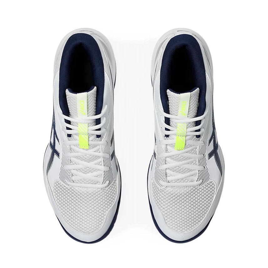 Кроссовки волейб. муж. ASICS Gel-Task MT 4 1071A102 100,р.8,5(рос.40.5),иск.кожа,текстиль,бело-синий