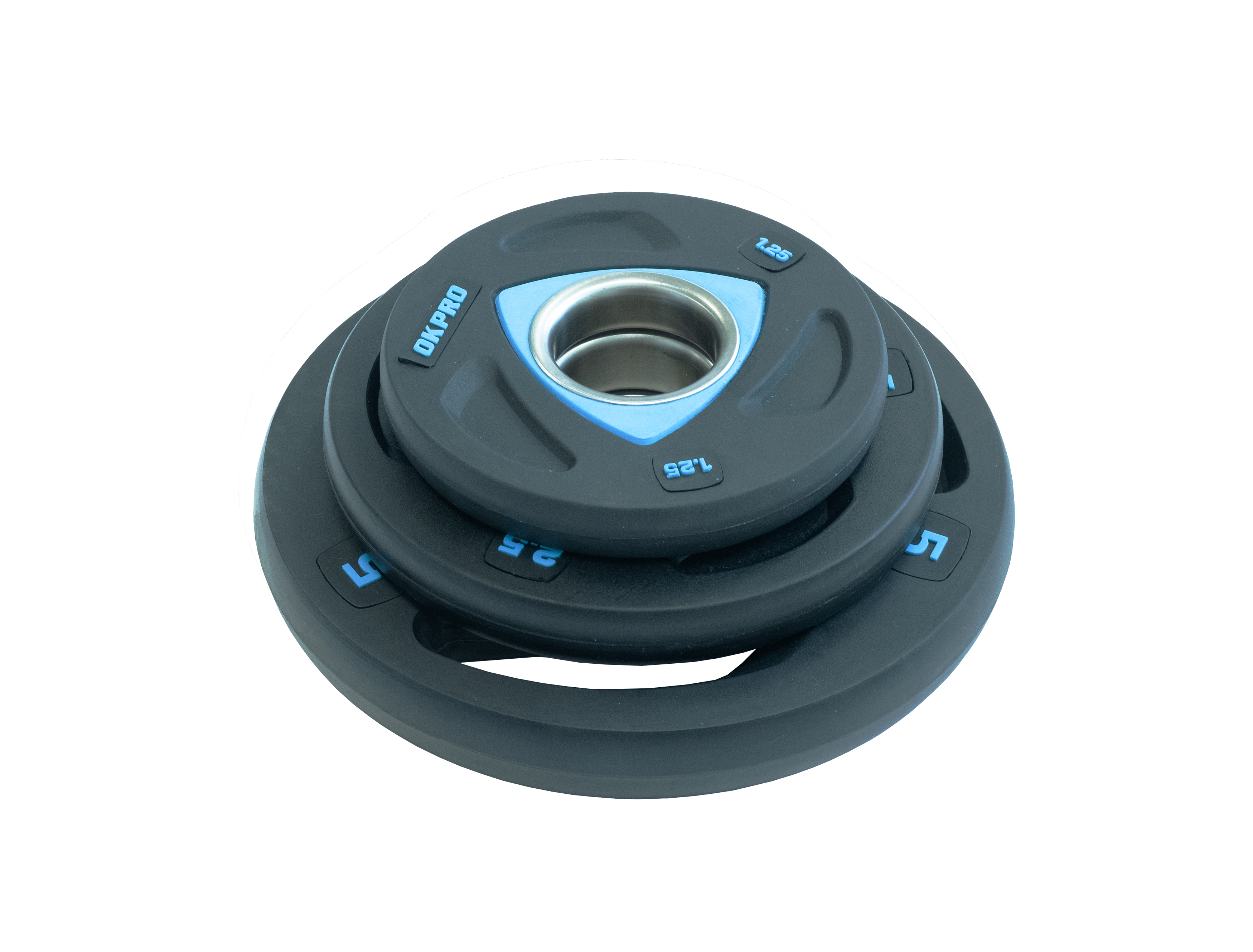 Диск олимпийский полиуретановый 1,25 кг OKPRO