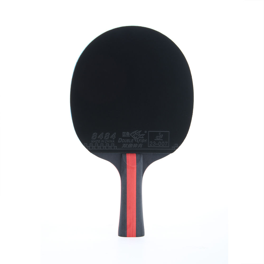 Ракетка для н/т DOUBLE FISH, CK-205, для любителей, ITTF,наклад. 2.0 мм, конич. ручка + сумка-чехол