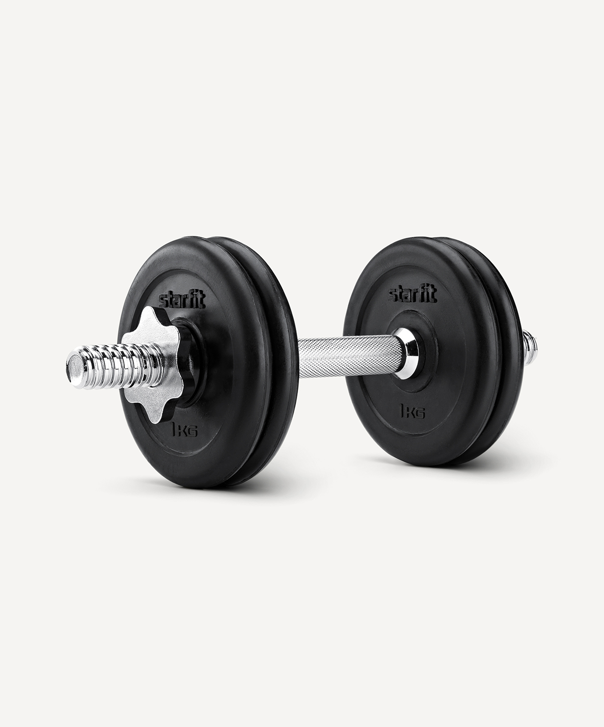 Гантель разборная обрезиненная в коробке STARFIT DB-716, 5 кг