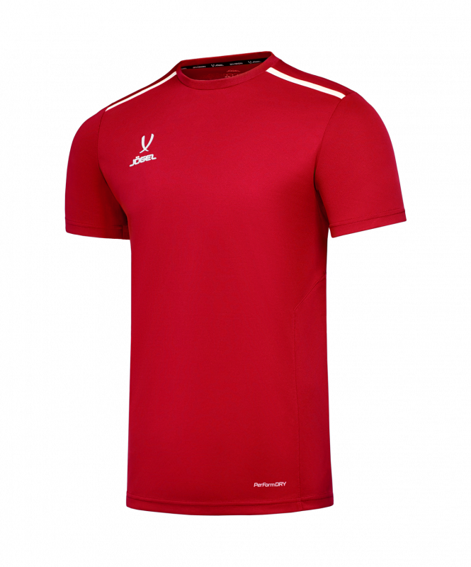 Футболка тренировочная JOGEL DIVISION Training Tee, красный, размер L