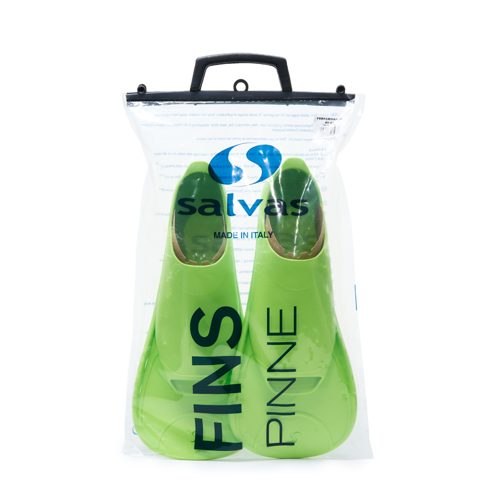 Ласты для бассейна Salvas Perfomance, BA19440VVSTS, Thermotence ,р.40-41, салатовый