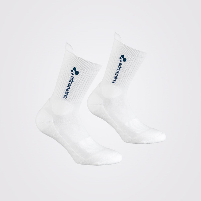 Носки волейб. +ADRENALINA Best 2300-023-M, р.M, хлопок, полиамид, эластан, белый
