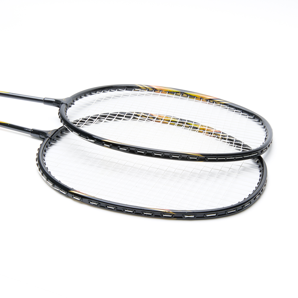 Набор для бадм. DOUBLE FISH JINQUE 1306, для начинающ.,стал. стерж, алюм. обод, со струнами, черный