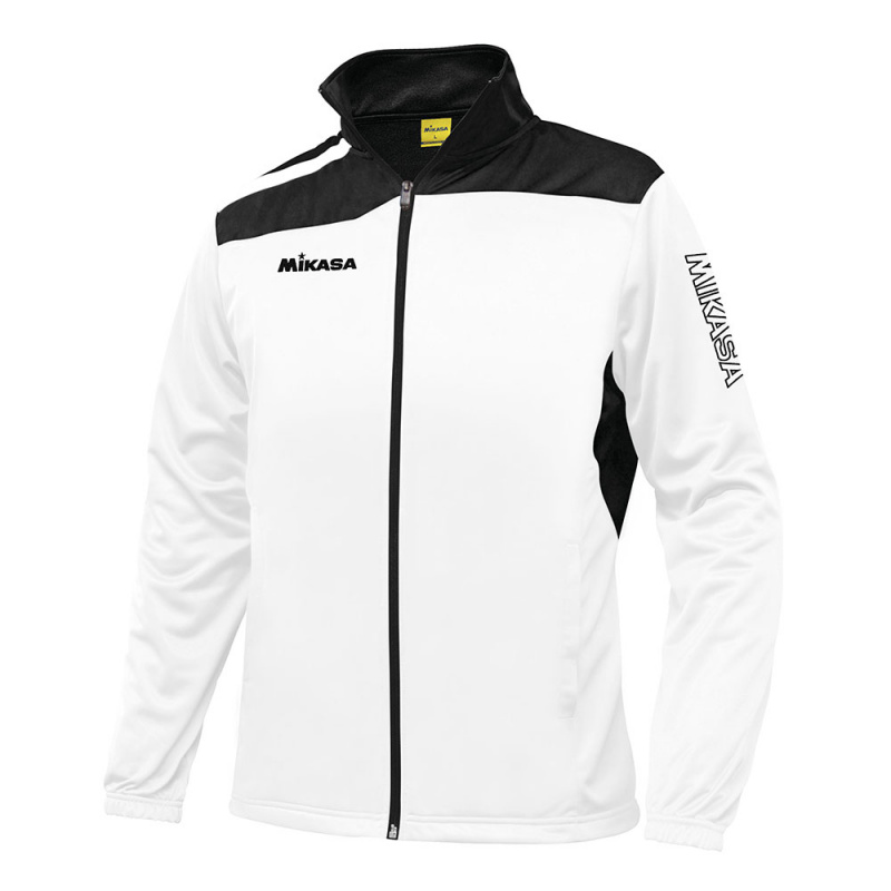 Куртка от костюма муж. MIKASA MT707-021-4XL, р.4XL, 100% полиэстер, белый