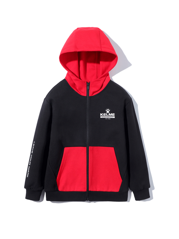 Детская толстовка KELME Boys Cardigan Sweater Black