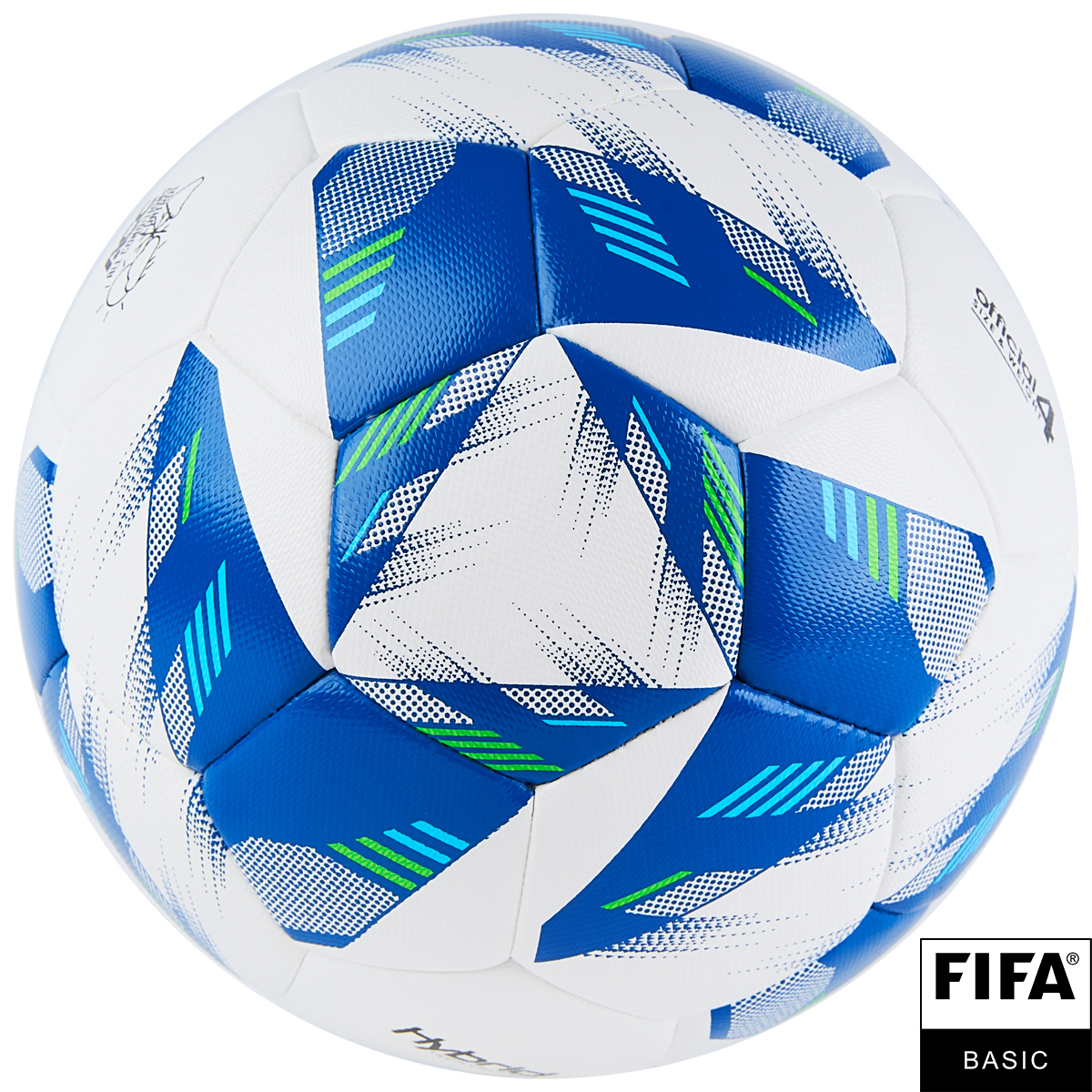 Мяч футб. VISION Mission, FV324074,р.4, FIFA Basic, PU, 32 пан, гибрид.,бело-синий