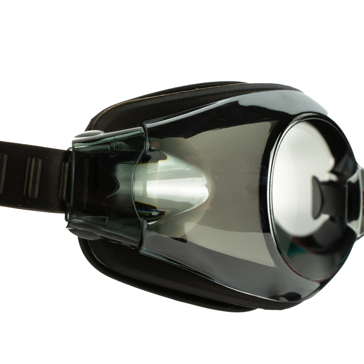 Очки для плав.TORRES Fitness, SW-32213BM,зерк.линзы, регул. перенос.,черн.оправа,раздв.регул.ремешо