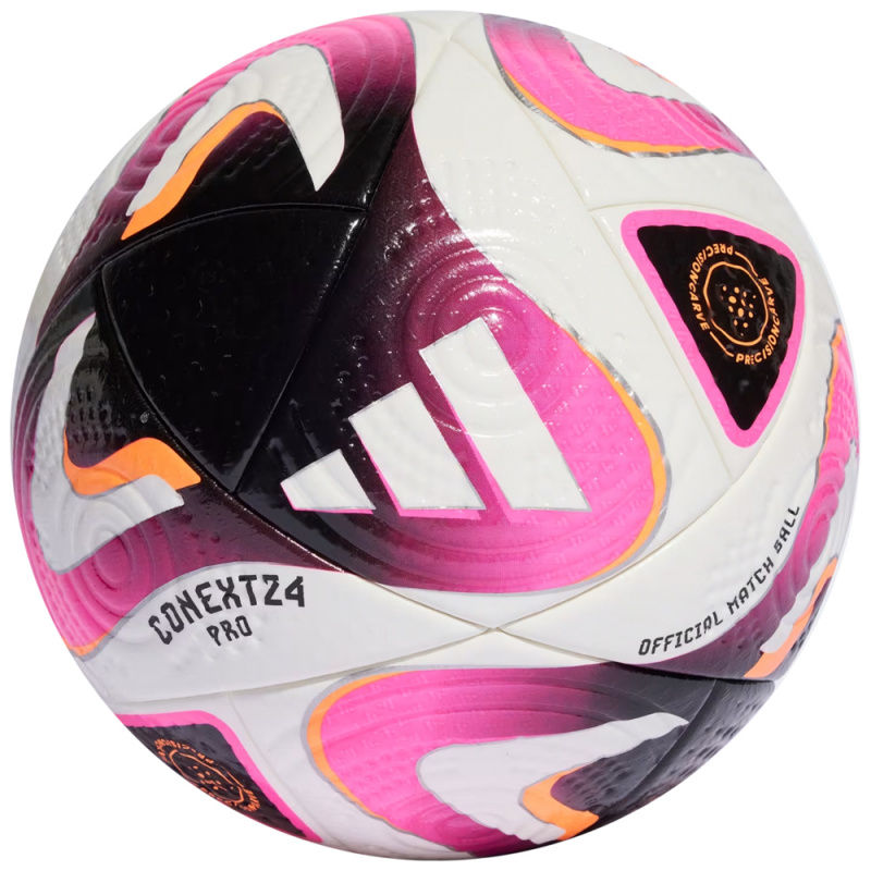 Мяч футб. ADIDAS Conext 24 PRO IP1616,р.5, FIFA Quality Pro, 20 пан, ПУ, термосшивка, бело-розовый