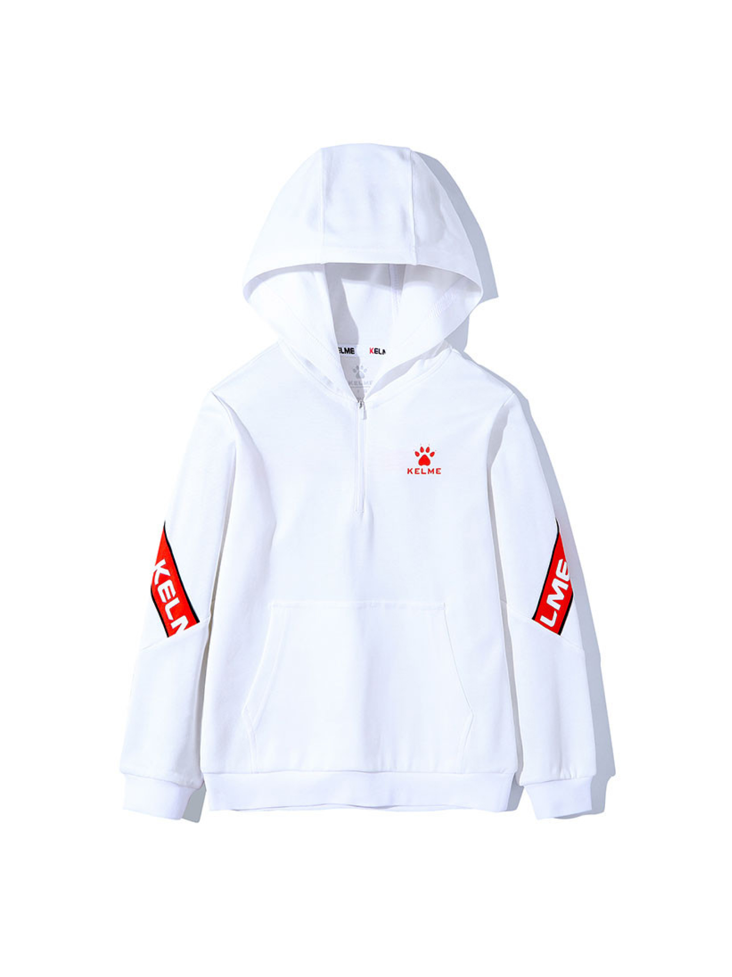 Детское худи KELME Boy's Hooded Sweatshirt White