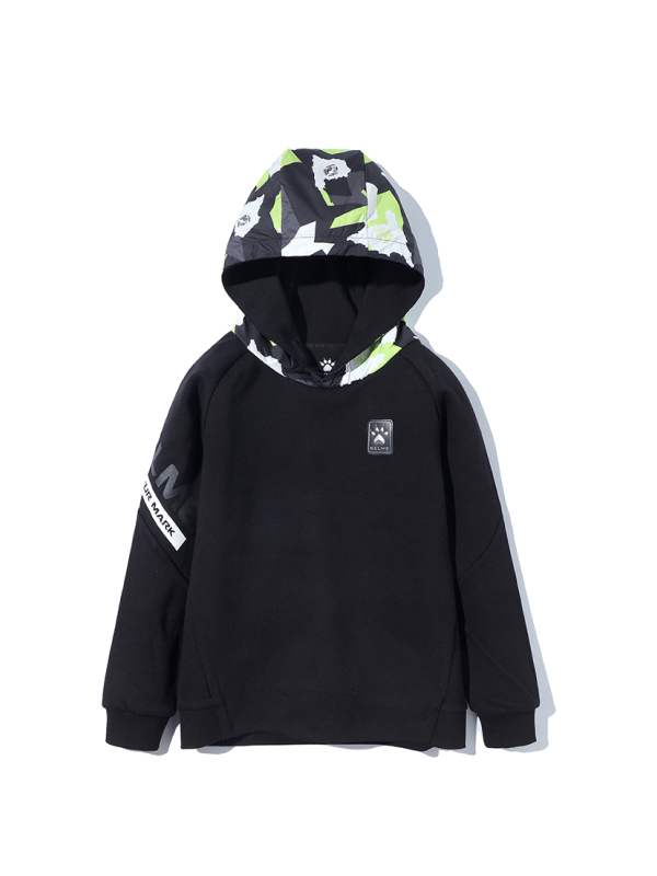 Детское худи KELME Boy's Hooded Sweatshirt Black