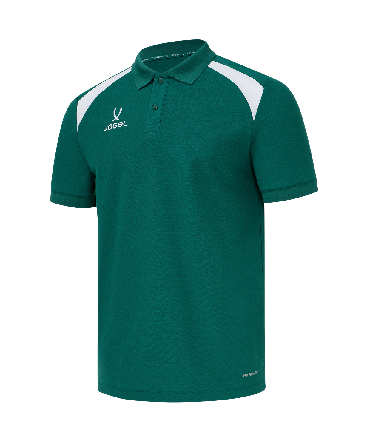 Поло JOGEL DIVISION PerFormDRY CVC Polo, темно-зеленый