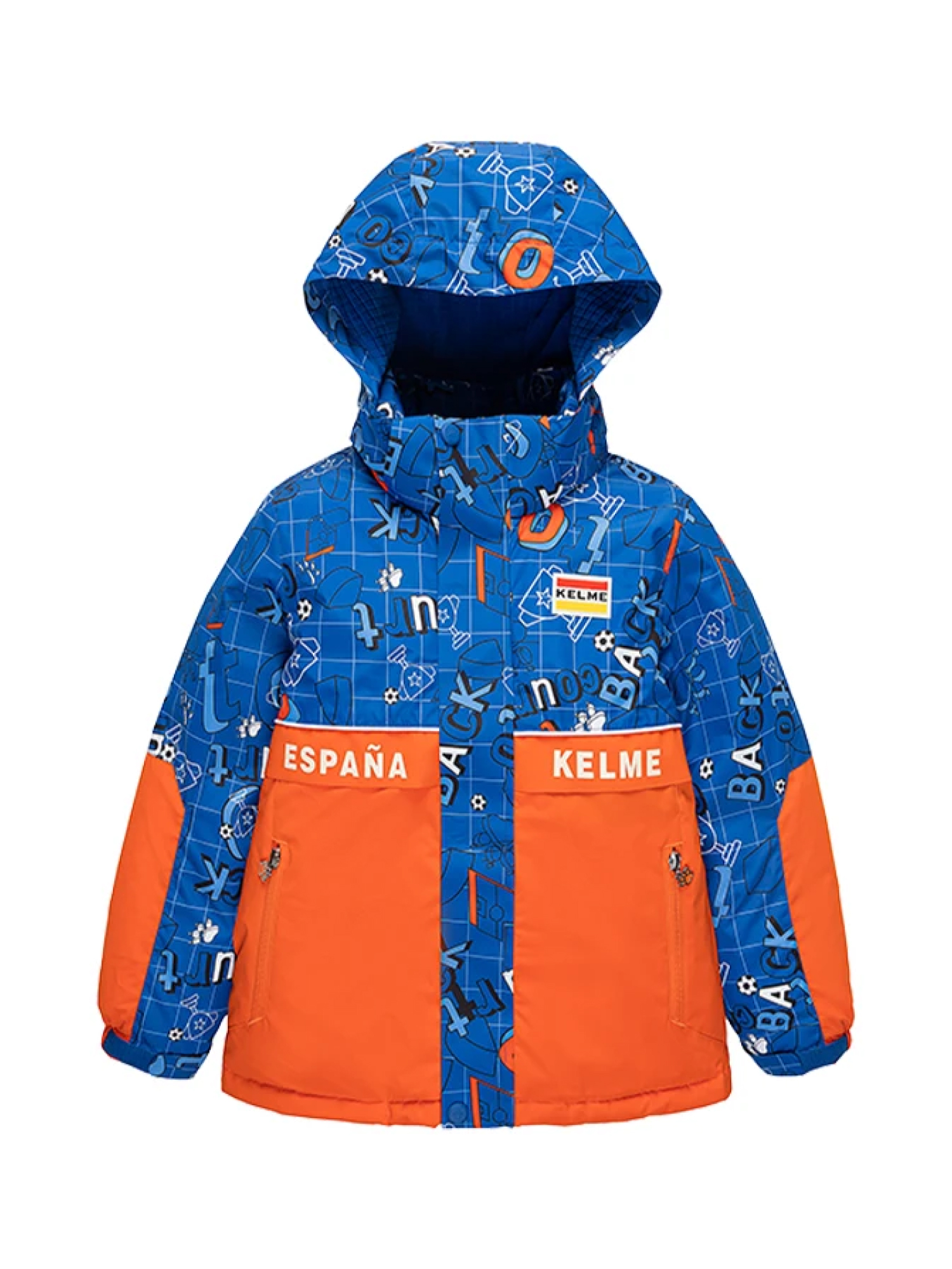 Детский пуховик KELME Down Jacket Blue