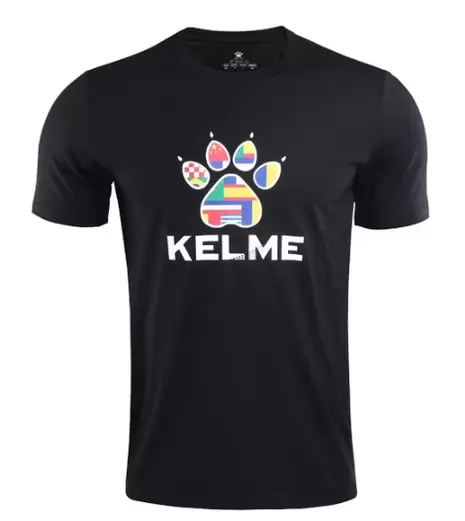 Футболка KELME Knitted Round Neck T-Shirt Black