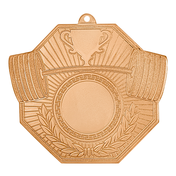 Медаль MZ 76-80/B (78х71мм, D-25мм, s-2,5мм)