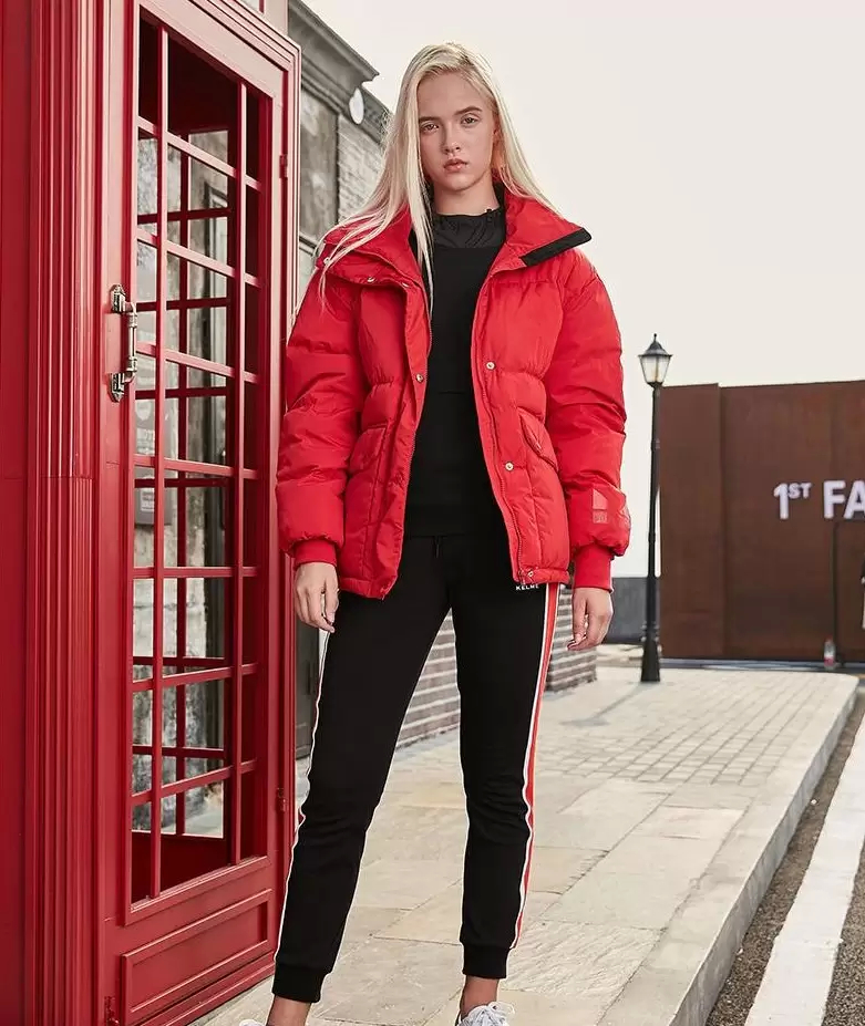Пуховик KELME Women's Down Jacket Red