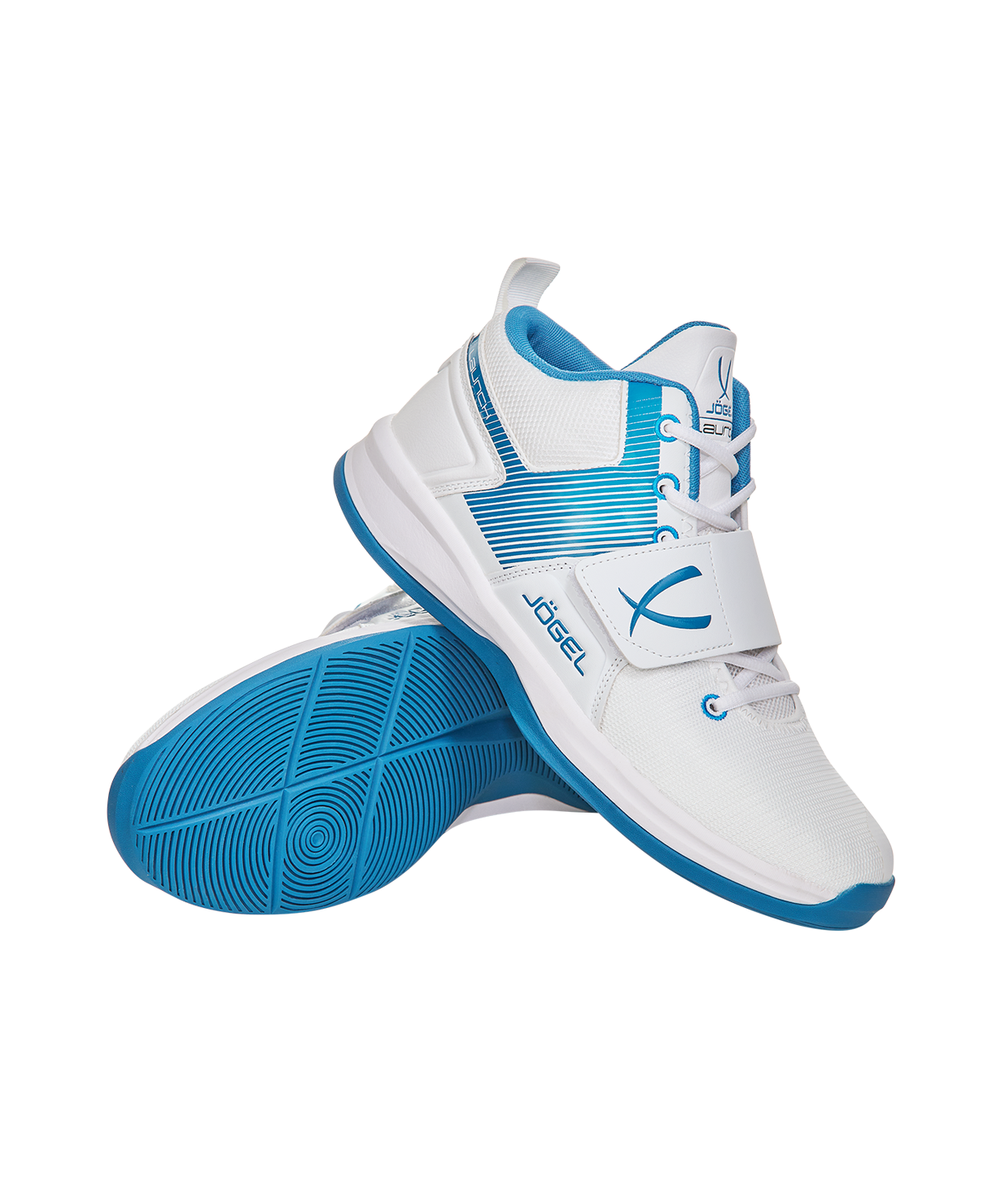 Кроссовки баскетбольные JOGEL Launch, White/blue