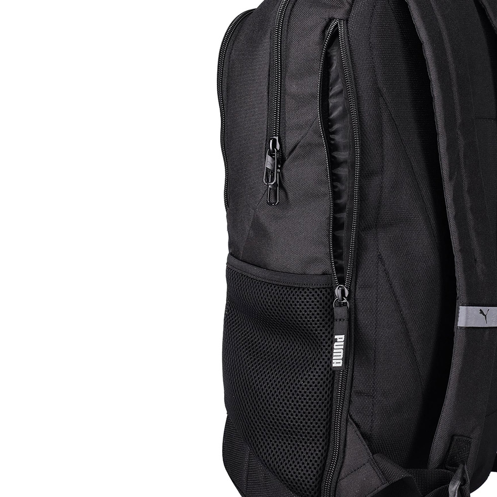 Рюкзак спорт. PUMA TeamGOAL Backpack ball net, 09046701, полиэстер, черный