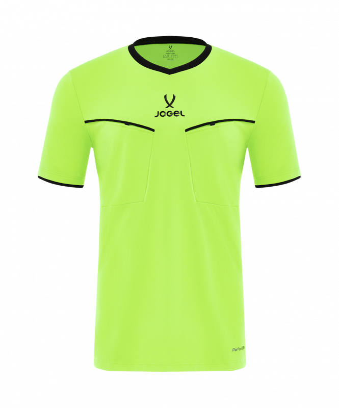 Футболка судейская JOGEL DIVISION PerFormDRY Referee SS Tee 2.0, желтый неон, размер L
