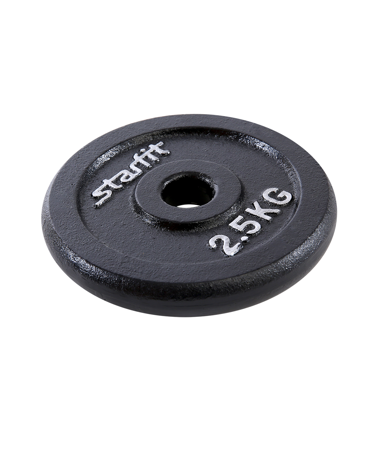 Диск чугунный STARFIT BB-204 d=26 мм, черный, 2,5 кг