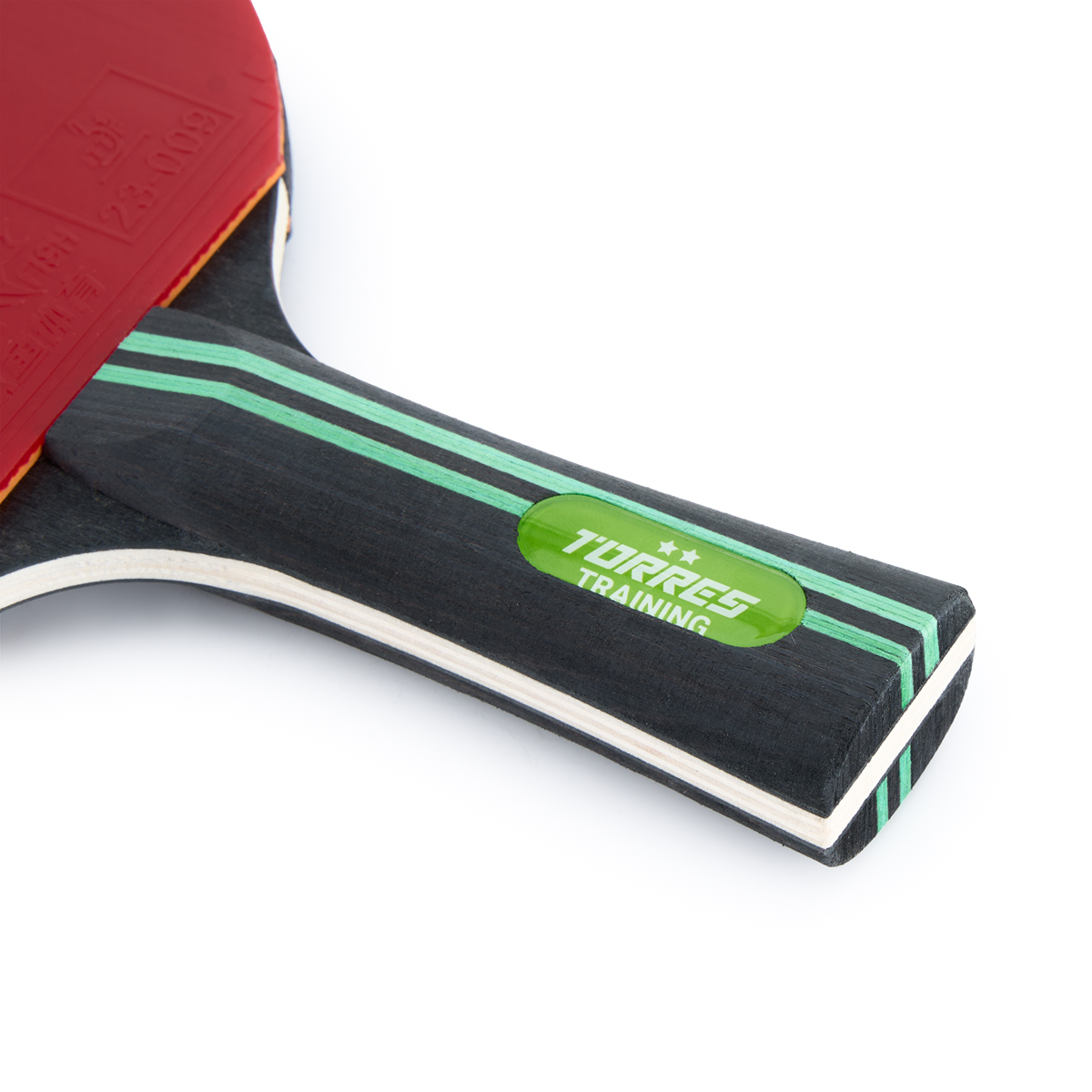 Ракетка для н/т TORRES Training 2*, TT23006, для любителей, накладка 1,5 мм, конич. ручка