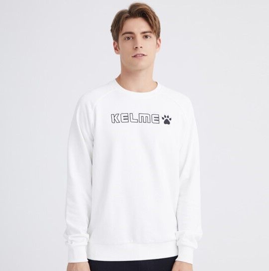 Свитшот KELME Men's Round Neck Sweater White