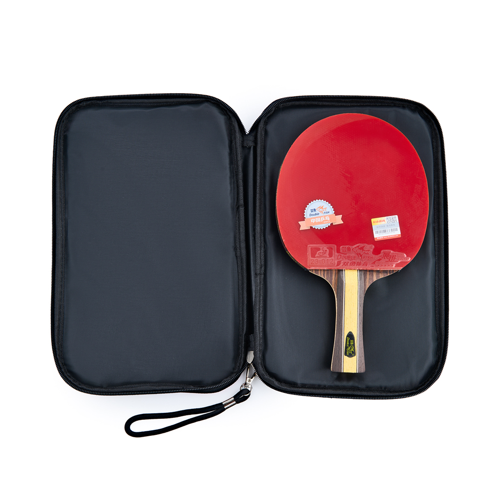 Ракетка для н/т DOUBLE FISH J7, для продвинутых, накладка 2.1 мм, конич. ручка + чехол