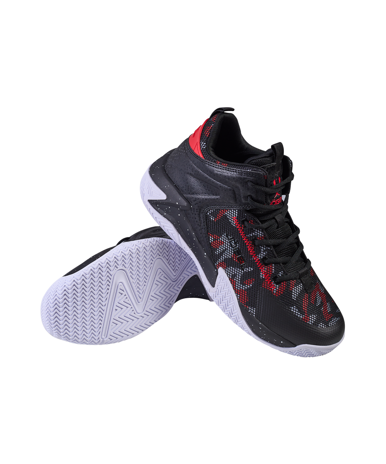 БЕЗ УПАКОВКИ Кроссовки баскетбольные JOGEL Playmaker, Black/red