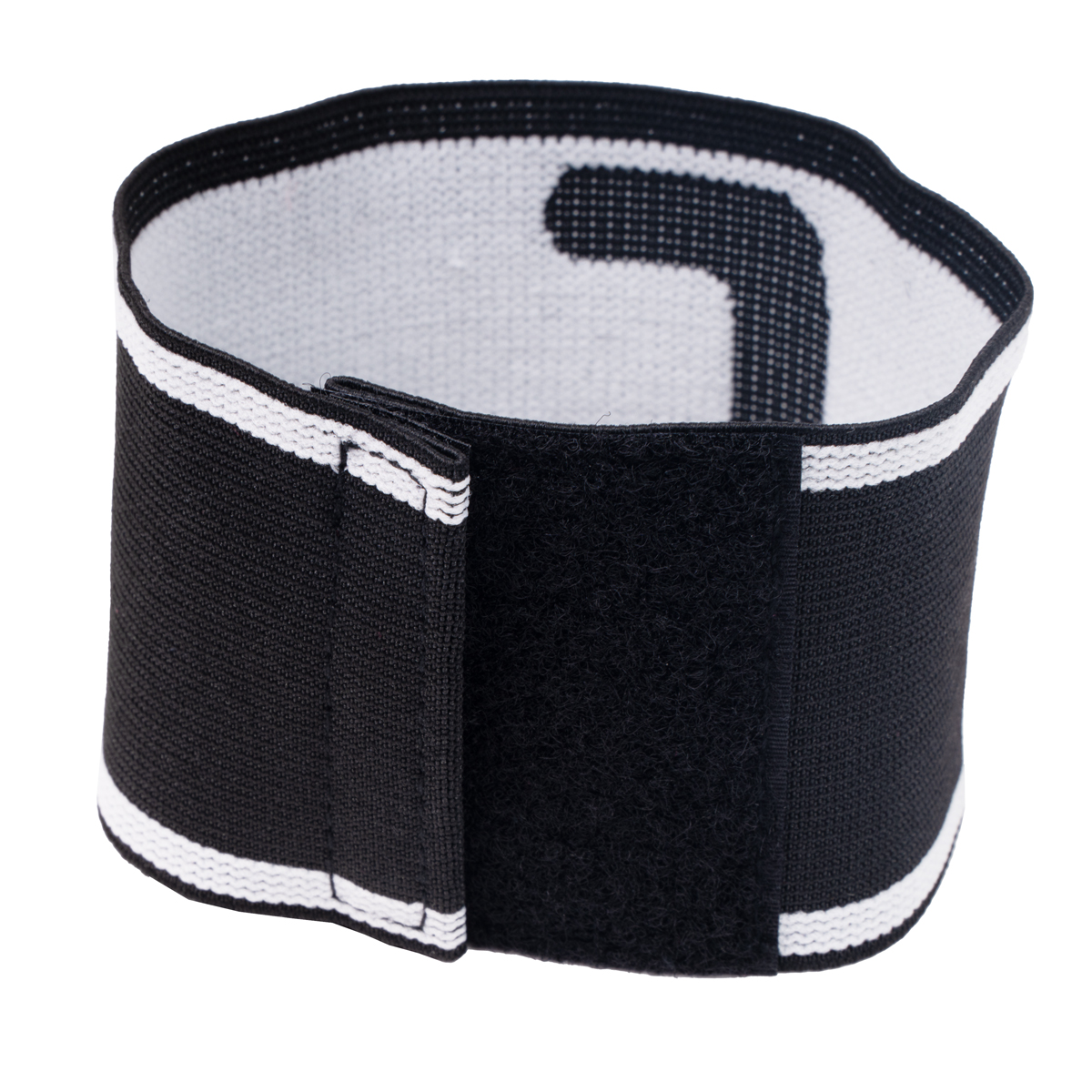 Капитанская повязка TORRES, SS11002-02, нейлон, безразмерная, черно-белый