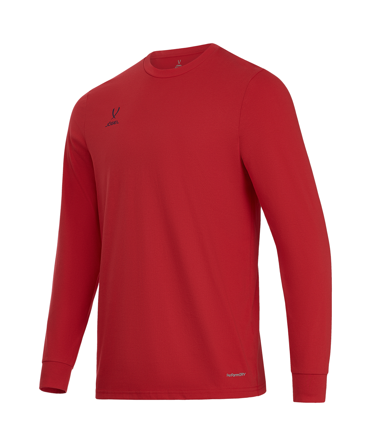 Футболка баскетбольная с длинным рукавом JOGEL DIVISION PerFormDRY Pre-Match Longsleeve Jersey, красный