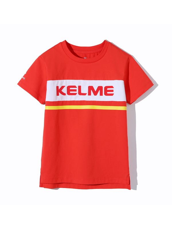 Детская футболка KELME Girls Short Sleeve T-Shirt Red