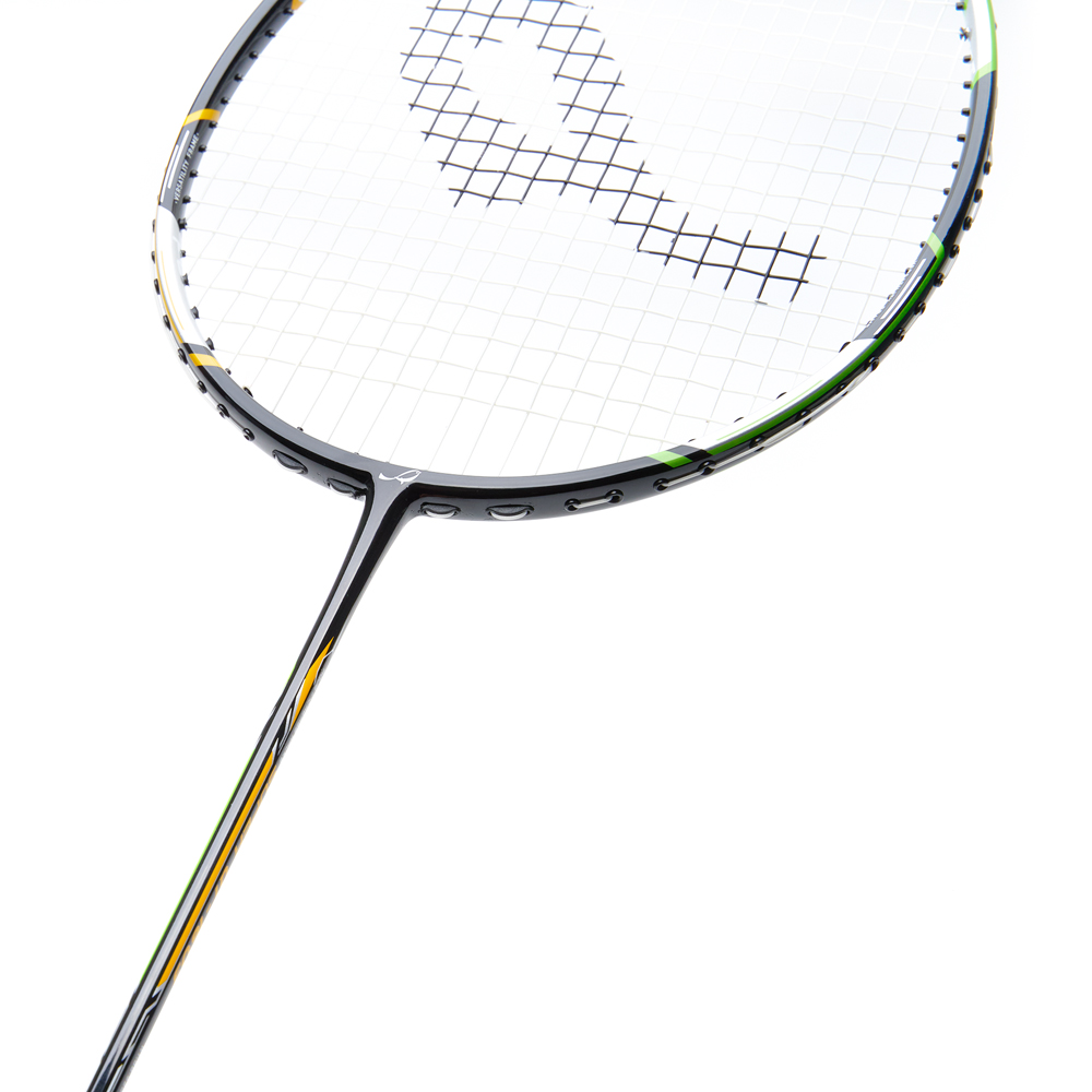 Ракетка для бадм. DOUBLE FISH JINQUE QT-1603, для продвинутых,графит со струнам,литой,черный