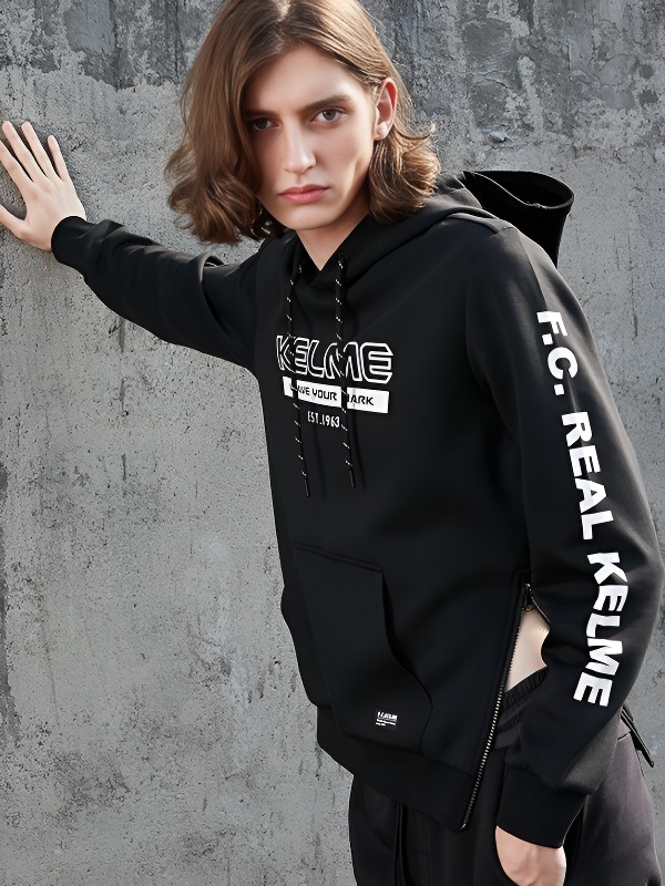 Худи KELME Men's Hoodie Black