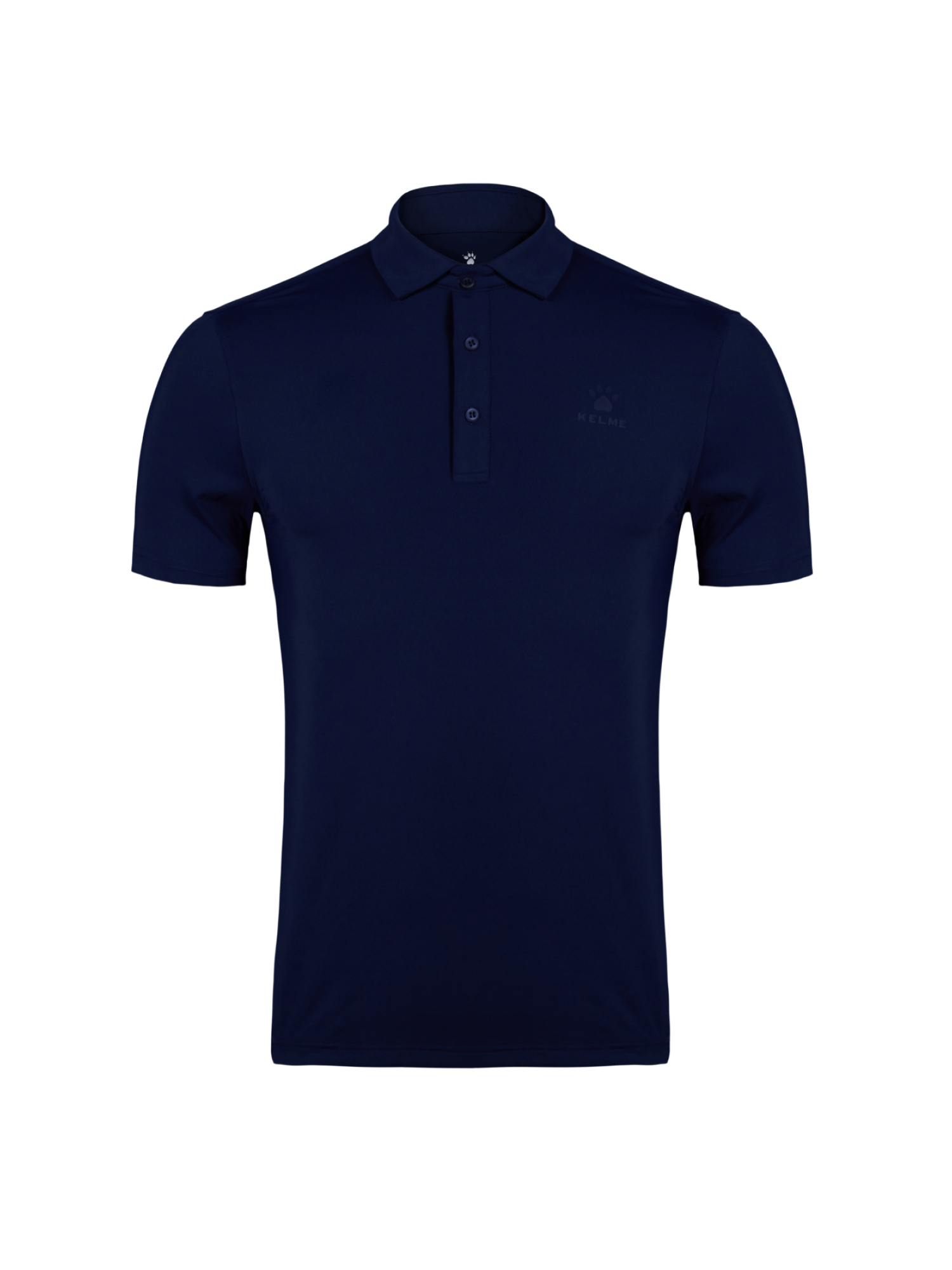 Футболка-поло KELME Men's Short Sleeve Polo Shirt Dark Blue
