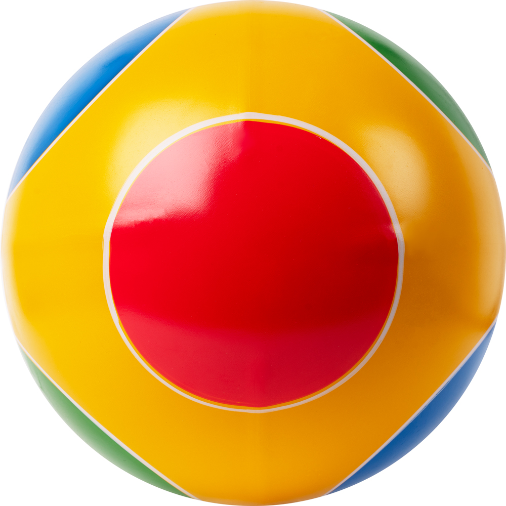 Мяч детский Кружочки ручное окрашивание, Р3-200-Кр, диам. 20 см, резина, цвета в ассортименте