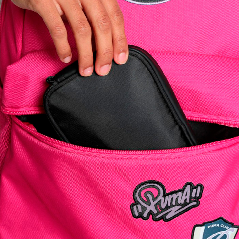 Рюкзак спорт. PUMA Patch Backpack, 09080302, полиэстер, фуксия