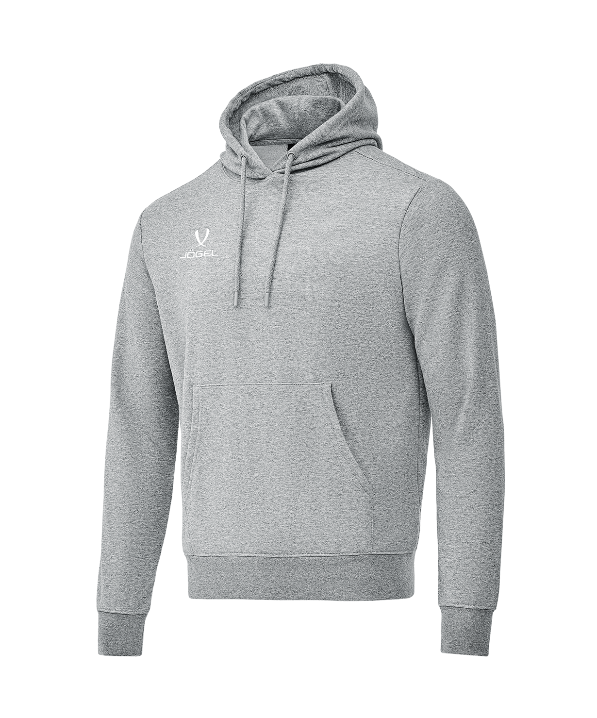 Худи JOGEL ESSENTIAL Cotton Hoodie, серый меланж
