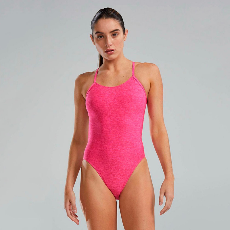 Купальник слитный TYR Lapped Cutoutfit, CLAP7A-690, р.36 (рос.48), розовый