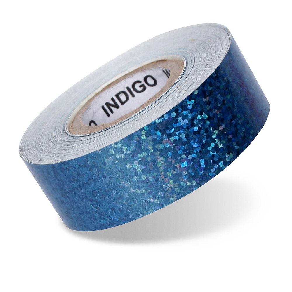 Обмотка для гимнастического обруча INDIGO Crystal, IN139-BL, 20мм*14м, на подкл, синий