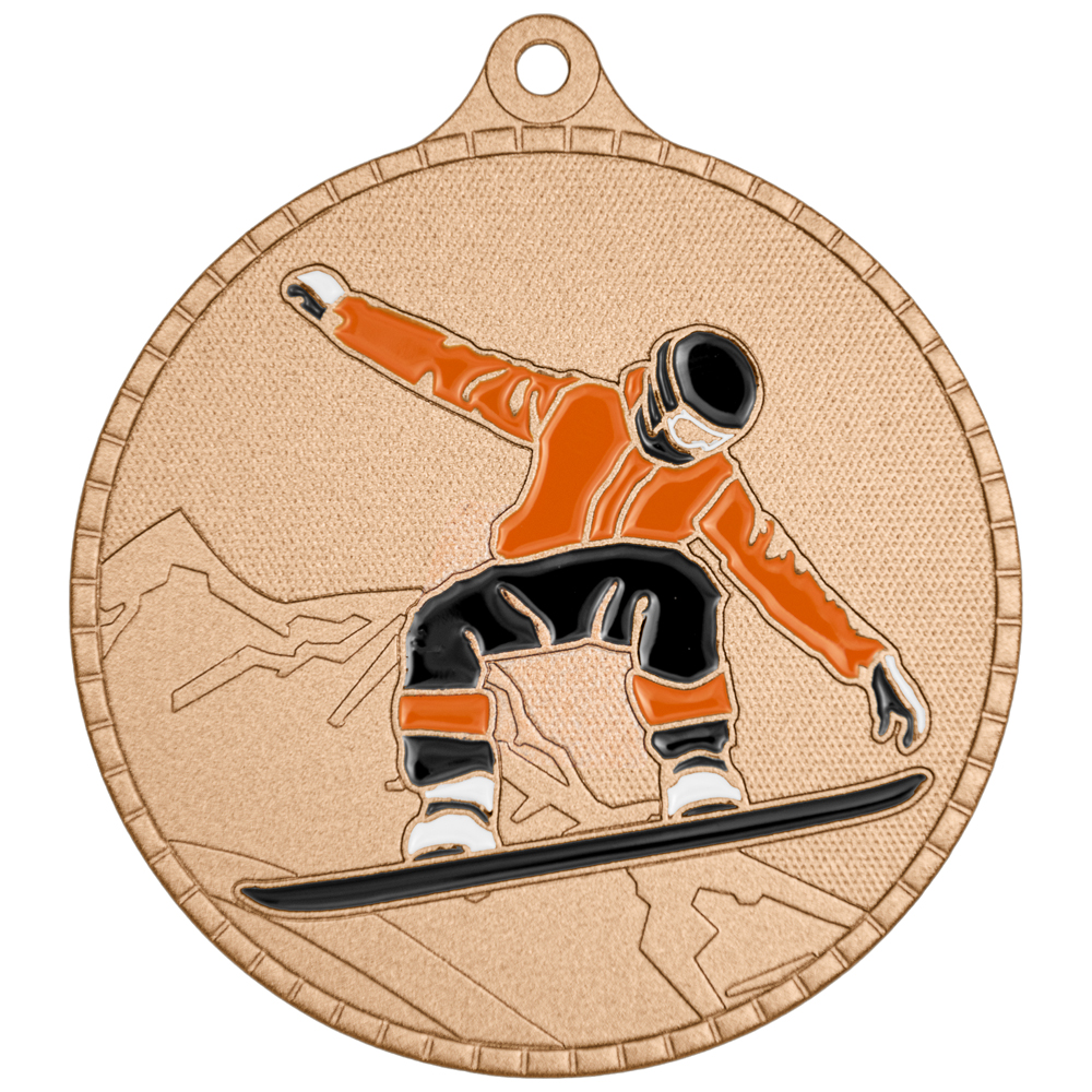 Медаль MZP 630-55/B сноуборд (D-55мм, s-2 мм)